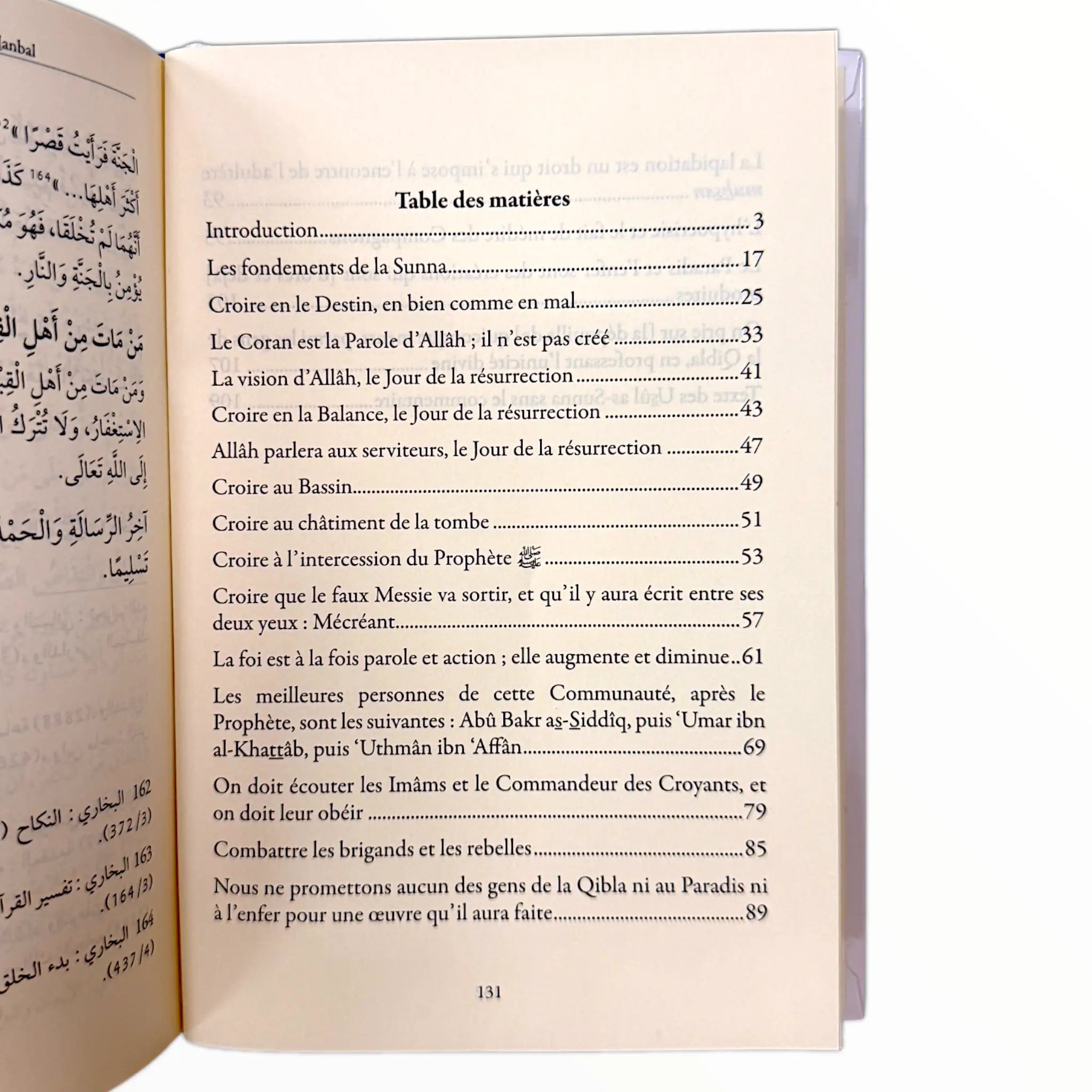 Usûl As - sunna - Commentaire de la profession de foi de l'imam Ahmad - Corentin Pabiot - KokechliMaison d'Ennour