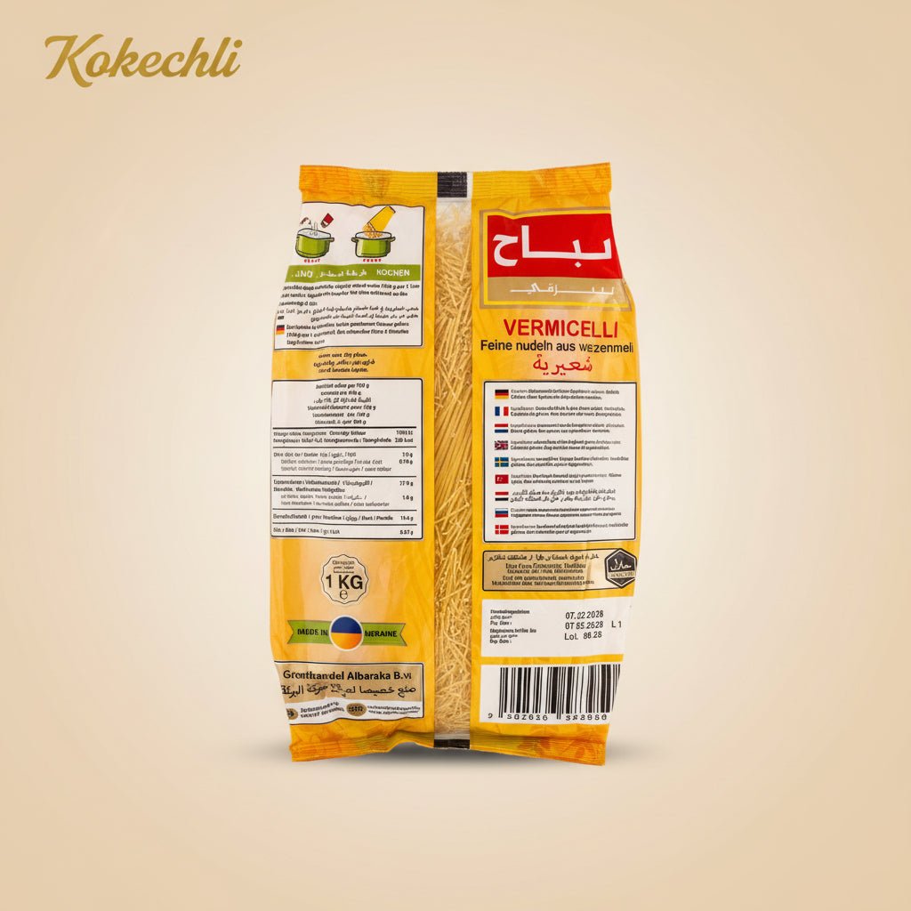 Vermicelles Al Sabah 1 kg | Pâtes Fines Traditionnelles - Kokechli Al Sabah
