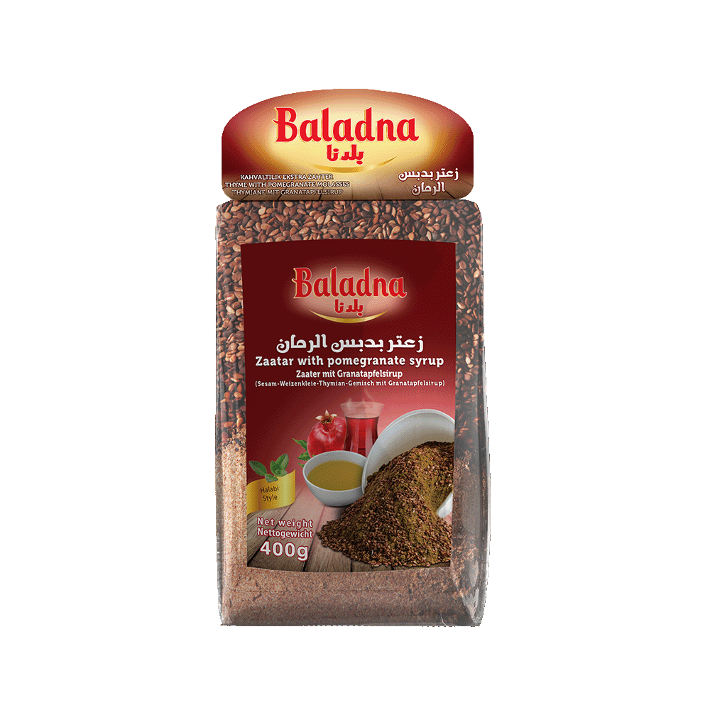 Zaatar au sirop de grenade Baladna 400g – Mélange oriental premium - Kokechli Baladna