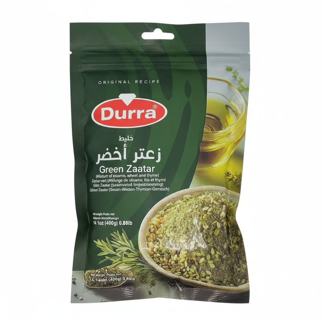 Zaatar vert Durra 400g - Mélange d’épices levantin au thym et sésame - Kokechli Durra