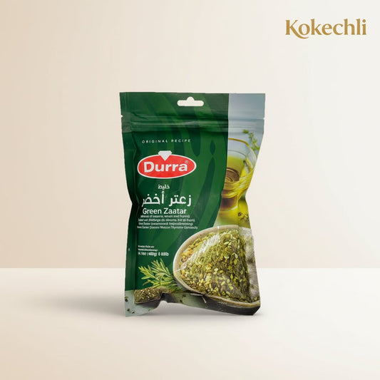 Zaatar vert Durra 400g - Mélange d’épices levantin au thym et sésame - Kokechli Durra