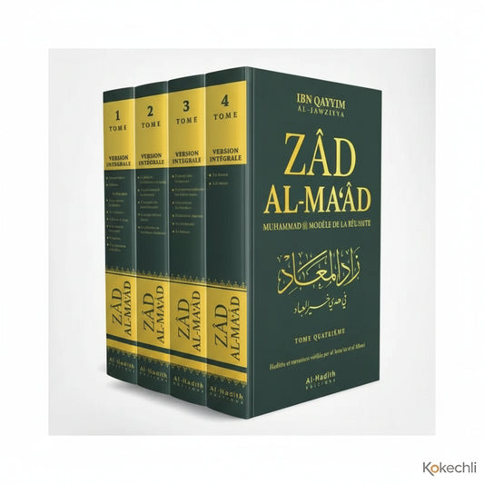 Zad Al - Ma‘âd : Muhammad ﷺ, Modèle de Réussite Version intégrale – 4 volumes De Ibn Qayyim al - Jawziyya – Éditions Al Hadîth - KokechliAl Hadîth