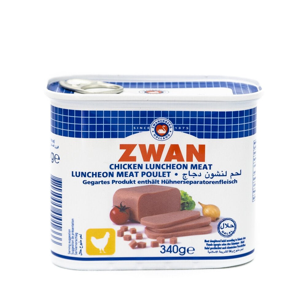 ZWAN Luncheon Meat Poulet Halal 340 g – Zwanenberg Holland - Kokechli Al baraka